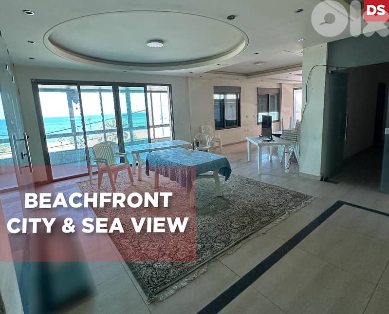 City & sea view, Beachfront, saida/صيدا REF#DS131077 0
