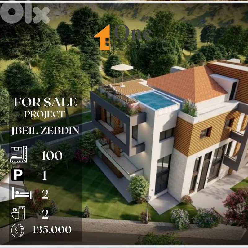 UNDERCONSTRUCTION APARTMENTS FOR SALE IN ZEBDIN JBEIL 0