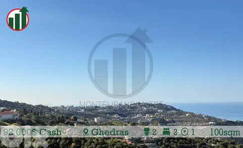 Apartment for Sale in Ghedras with Open Mountain View !!