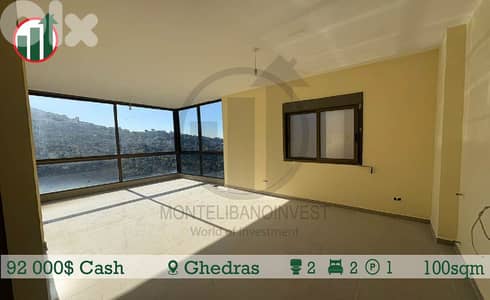 Apartment for Sale in Ghedras with Open Mountain View !!
