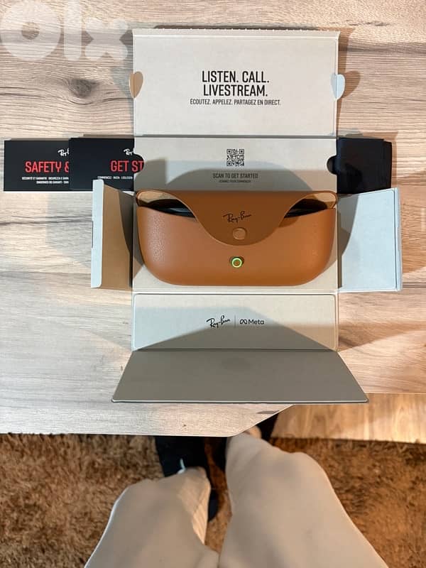 Meta Ray-Ban Smart Glasses Wayfarer (Gen 1) – Like New, AI Active 0