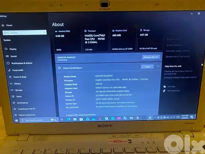 sony vaio core I 5/10 generation used excellent condition laptop sony vaio core I 5/10 generation used excellent condition laptop