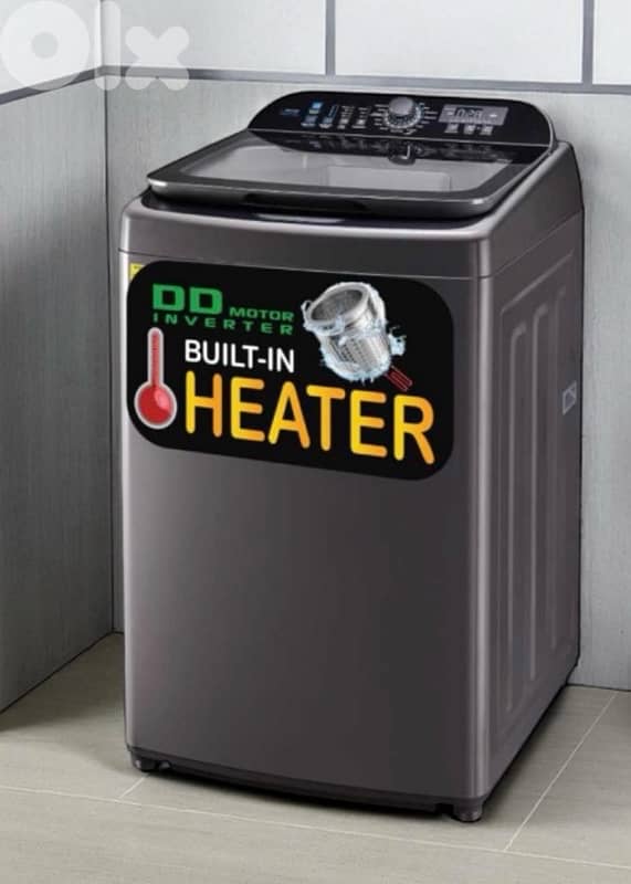 Campomatic, 23KG Top Load Washer, Built In Heater, DD Inverter Motor 0