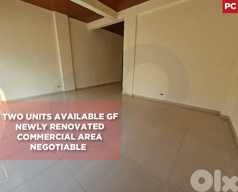 Newly Renovated Commercial Shops, Qoubbe Tripoli REF#PC131121 0