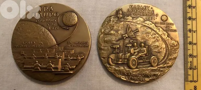 5 Appolo medals