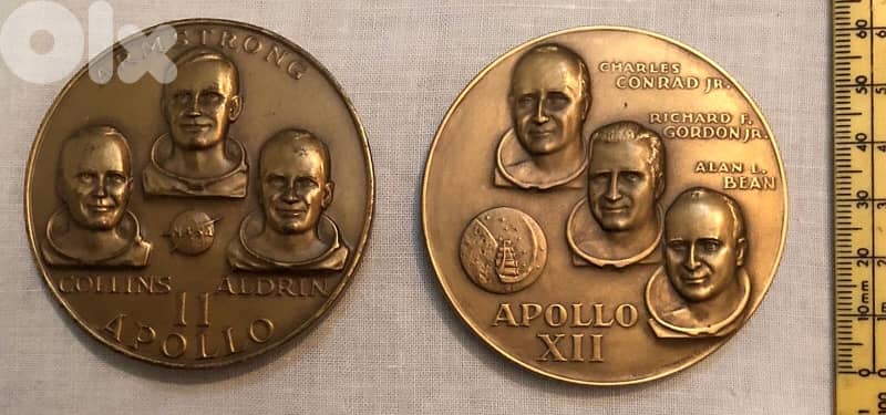 5 Appolo medals 2