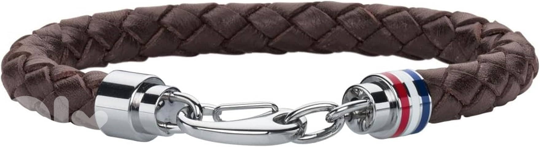 Tommy Hilfiger Leather And Stainless Steel Wrap Bracelet 0