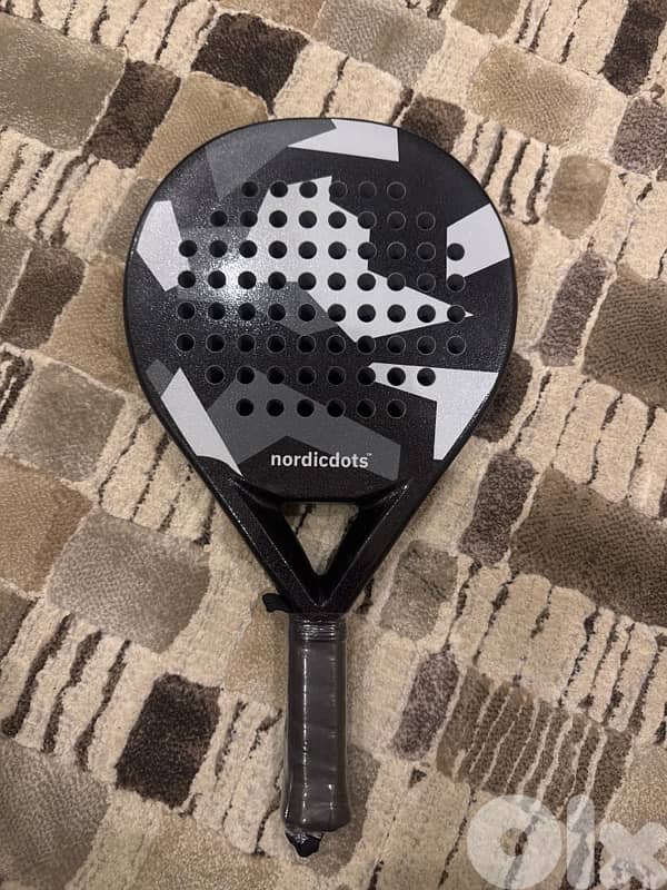 NORDICDOTS BLACK EDITON PADEL RACKET 0