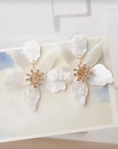 Holiday flower Earrings
