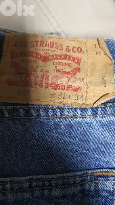 ORIGINAL LEVI'S JEANS  SIZE W38 L34