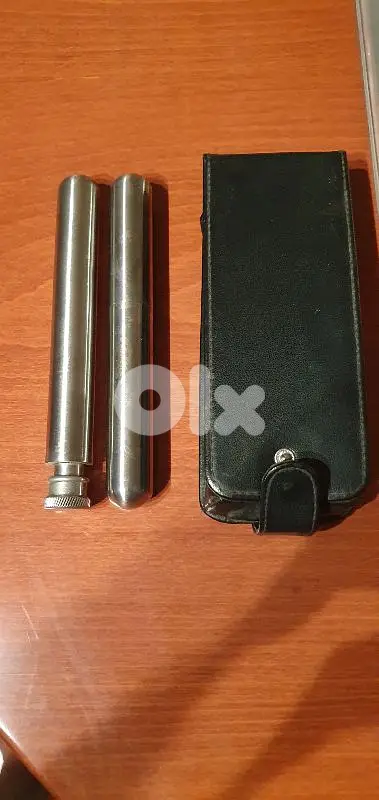 leather genuine for 2 cigar pocket box