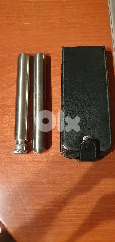 leather genuine for 2 cigar pocket box 1