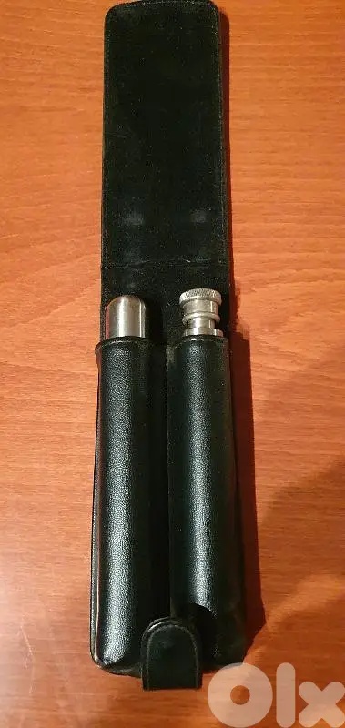 leather genuine for 2 cigar pocket box