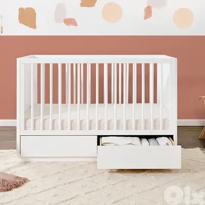 Baby crib and next to me with FAP mattress