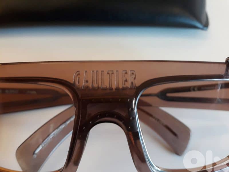 Jean Paul GAULTIER 56-6202 Vintage Sunglasses Frame + Leather Case 2