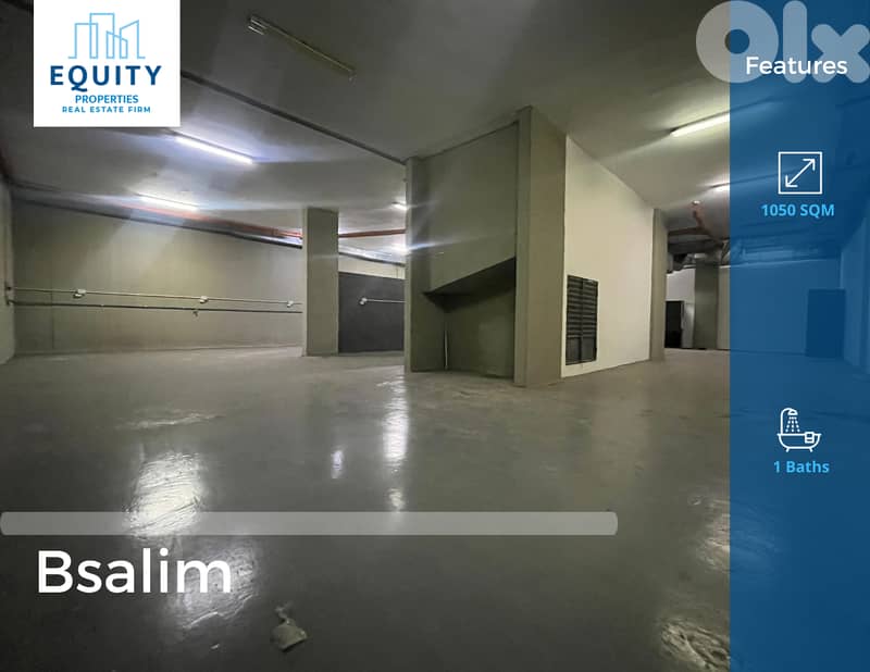 1050 SQM Warehouse For Rent In Bsalim Prime Location #RH2550 0