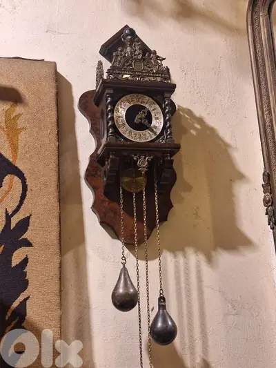 antique european pendul wall clock