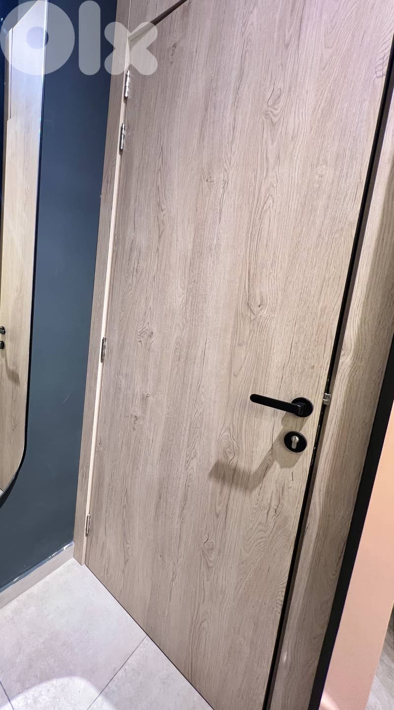 Melanine wood door - باب خشب 0