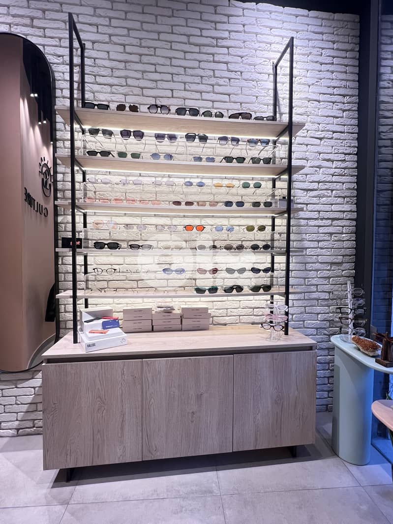 wood dispalys, cabinet , desk, shelves, tables  for shop 0