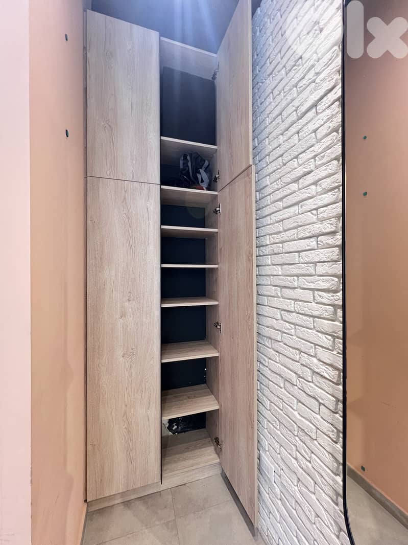 wood dispalys, cabinet , desk, shelves, tables  for shop 8