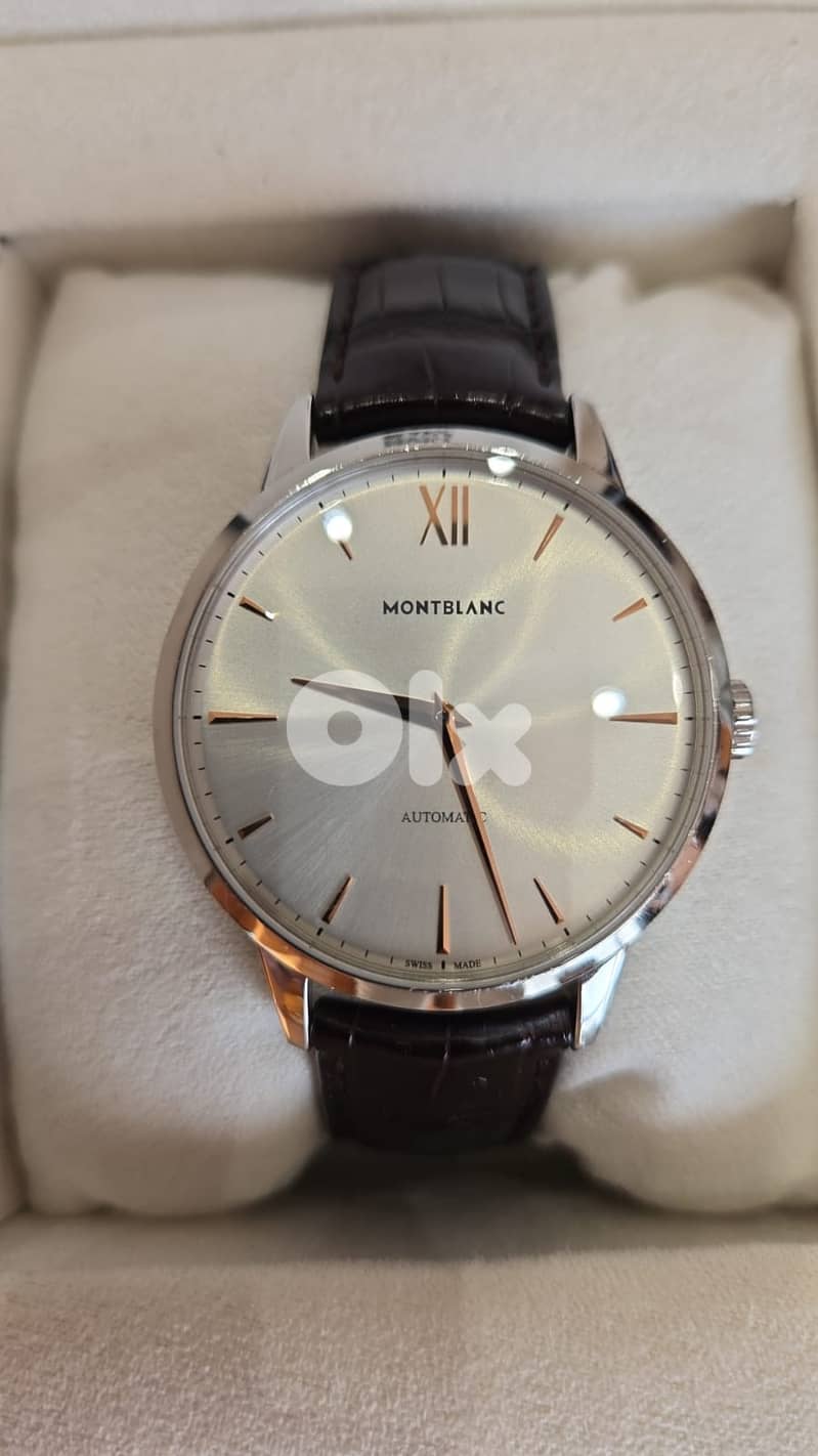 Original MontBlanc Meisterstuck Heritage Steel Watch Automatic 41mm 0