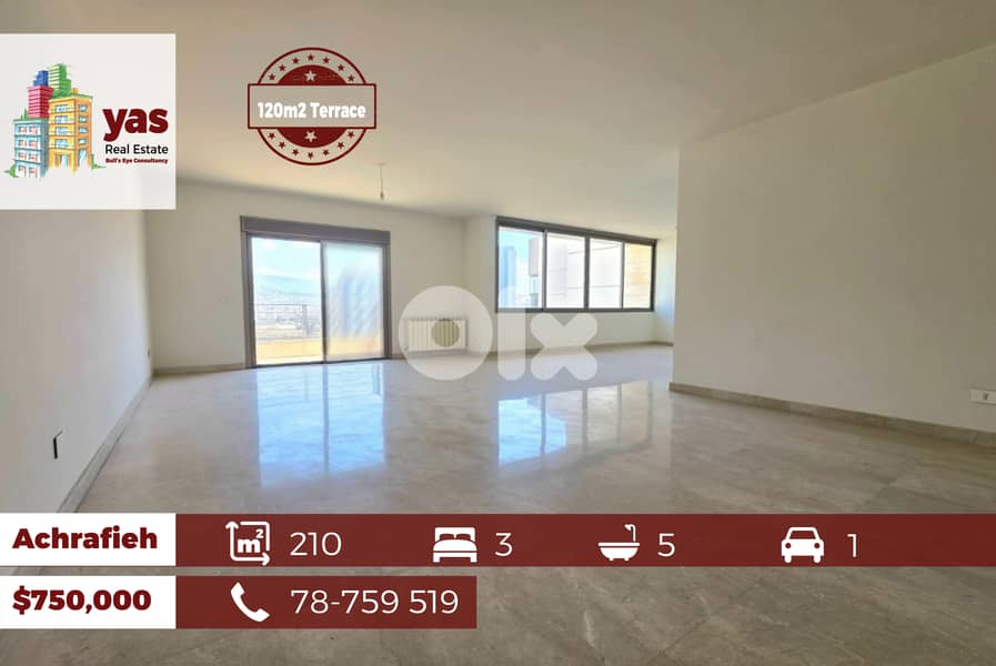 Achrafieh/Sioufi 210m2 | Brand New | Unlockable View | SKH | 0