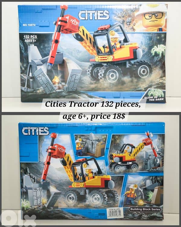 brand ( Cities)  brick block toys, new 2