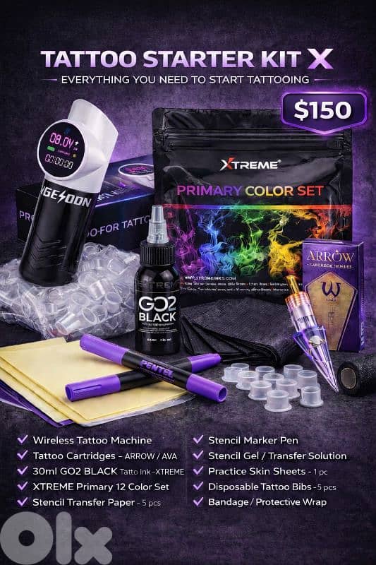TATTOO STARTER KIT *X* 0