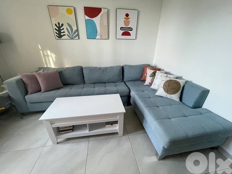 L shape sofa for sale 0