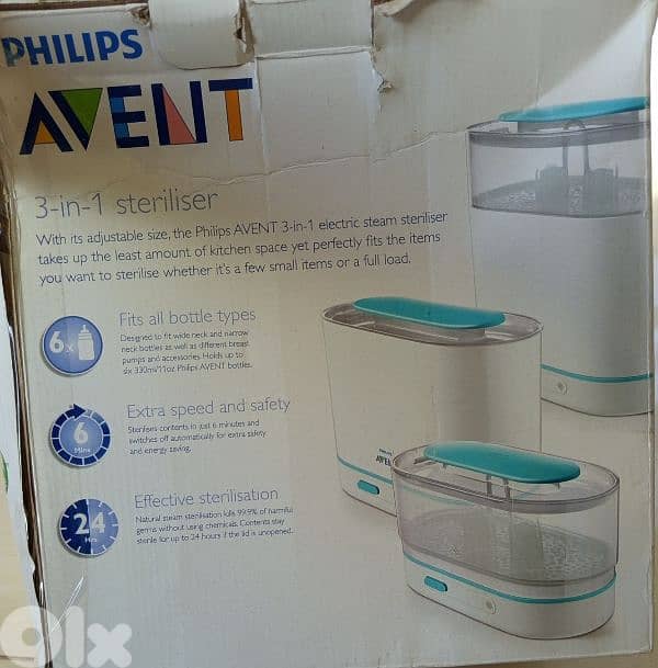 Avent 3 in 1 steriliser 0