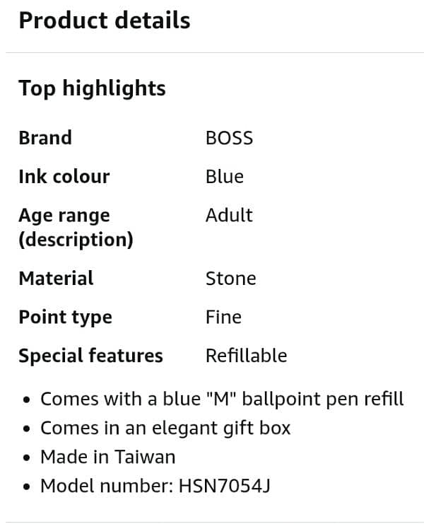 HUGO BOSS Pen 6