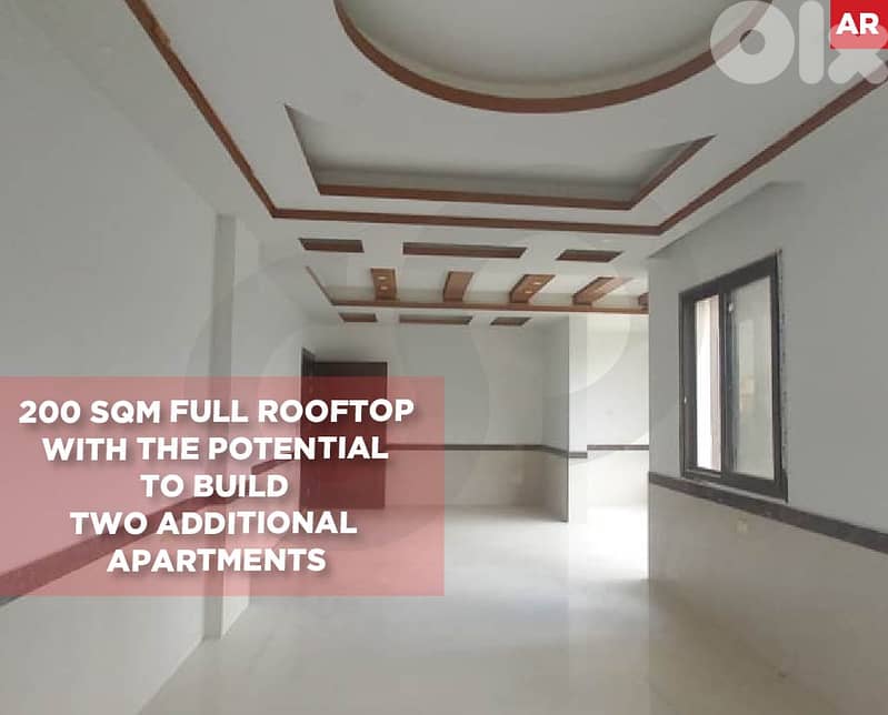Elegant Rooftop Apartment in Bsaba/بسابا  REF#AR129033 0