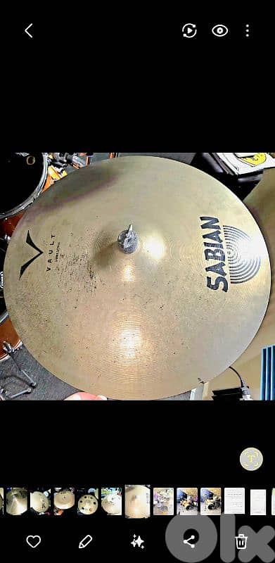 Drum Cymbal Sabian Vault V-Ride 20" 0