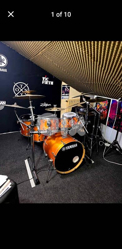 Yamaha drums stage custom 7 pieces 0