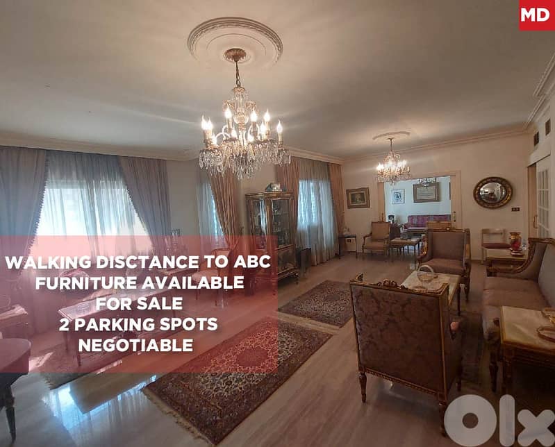 Beirut-Verdun/فردان High Floor Near ABC , cave REF#MD127445 0