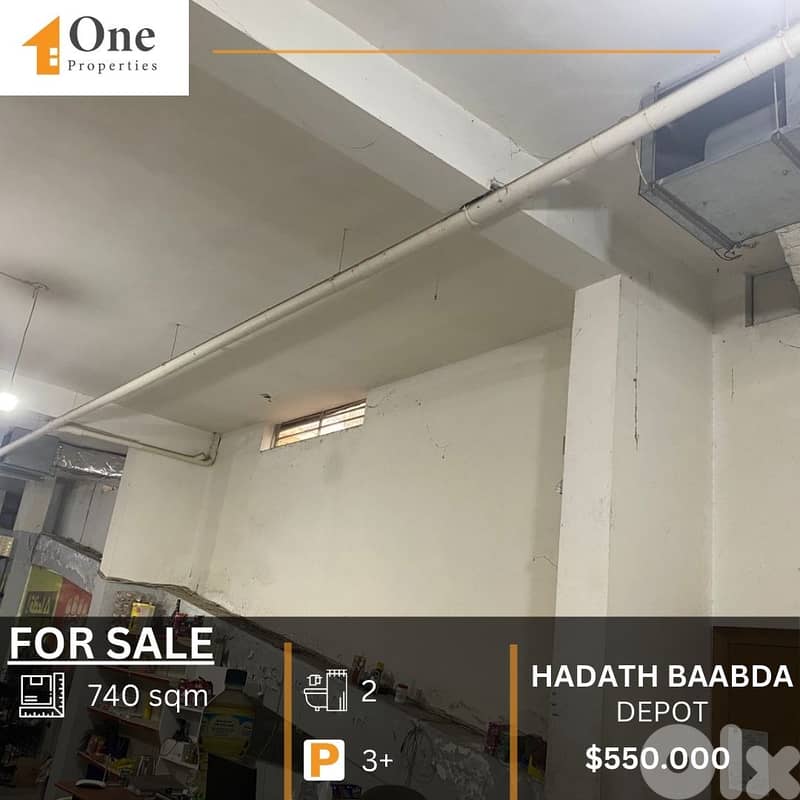 DEPOT FOR SALE IN HADATH BAABDA 0