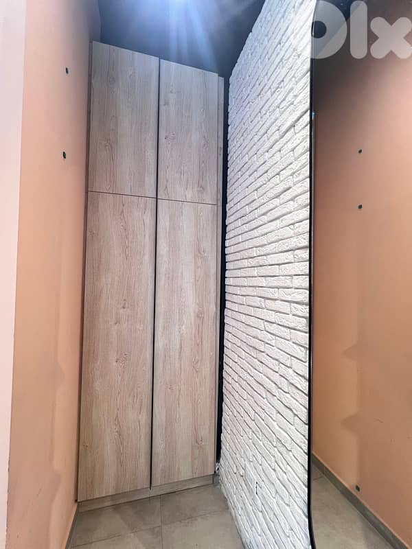 full shop furniture - Wood cabinets displays, desk, tables, closet, 4