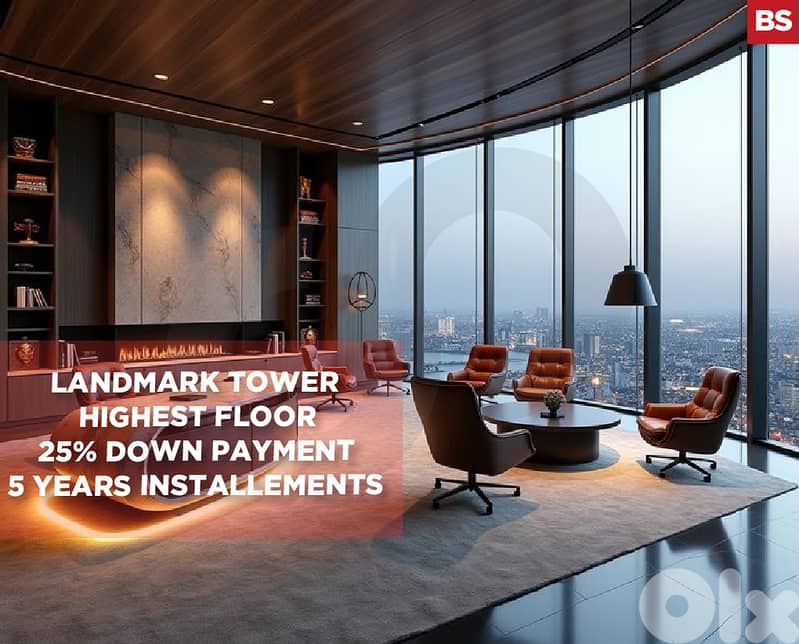 Luxury Office for Sale in a Landmark Tower – New Jdeideh  REF#BS131169 0