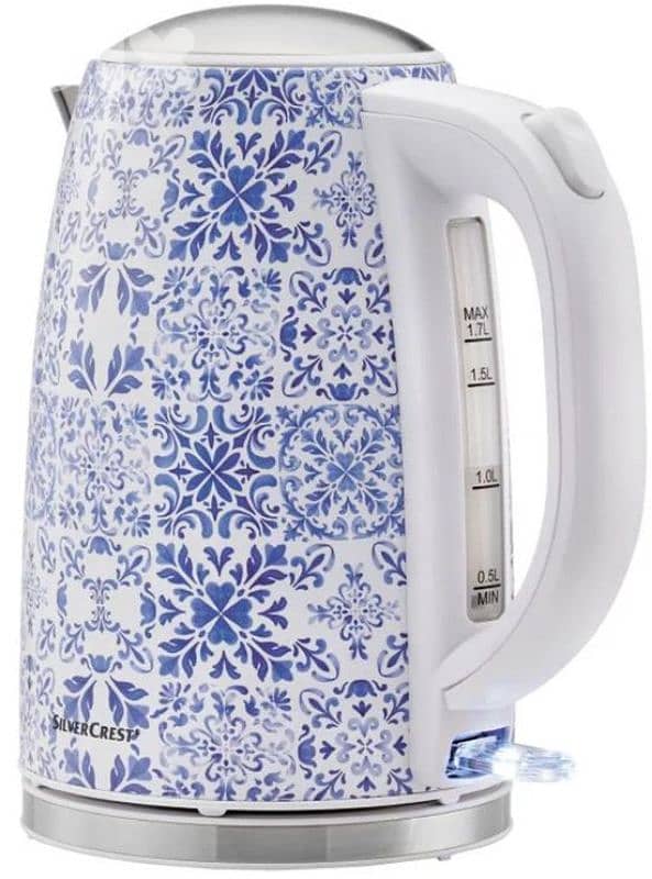 silver crest stainless steel kettle 1