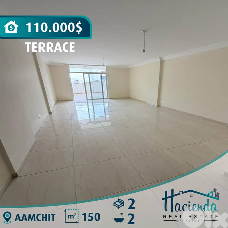 Apartment With Terrace For Sale In Aamchit 0