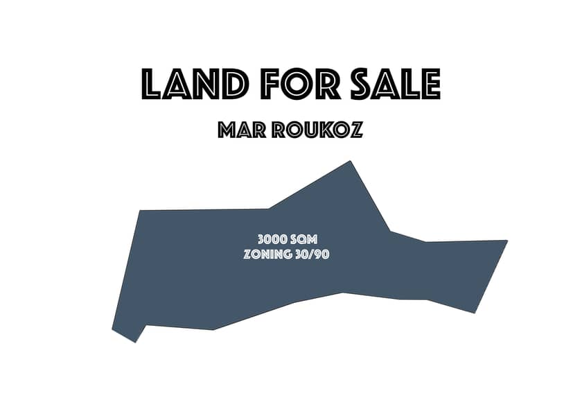 Land for sale in Mar Roukoz - MQFS2930 0
