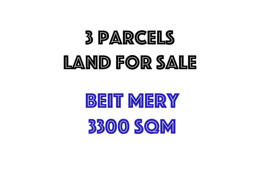 Sea view Land for sale in Beit Mery - FIR2934 0