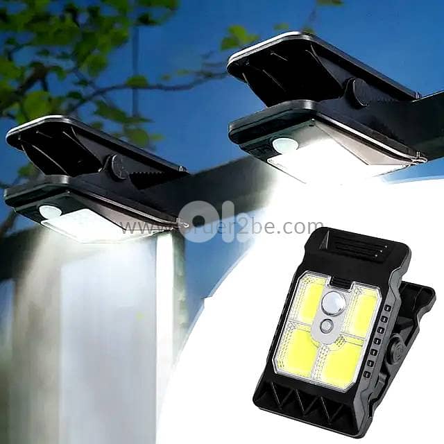 Smart Solar Clip-On Light: Motion Activated & Tool-Free Installation 0