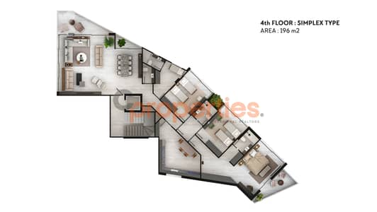 Luxurious Under-Construction Apartment for Sale in Fanar - CPSM434