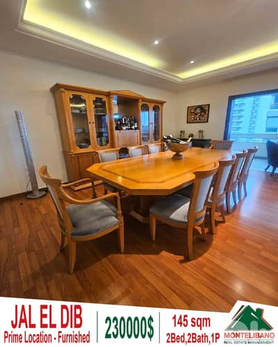 Prime Location 145sqm Apartment For Sale in Jal El Dib (جل الديب)