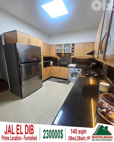 Prime Location 145sqm Apartment For Sale in Jal El Dib (جل الديب)