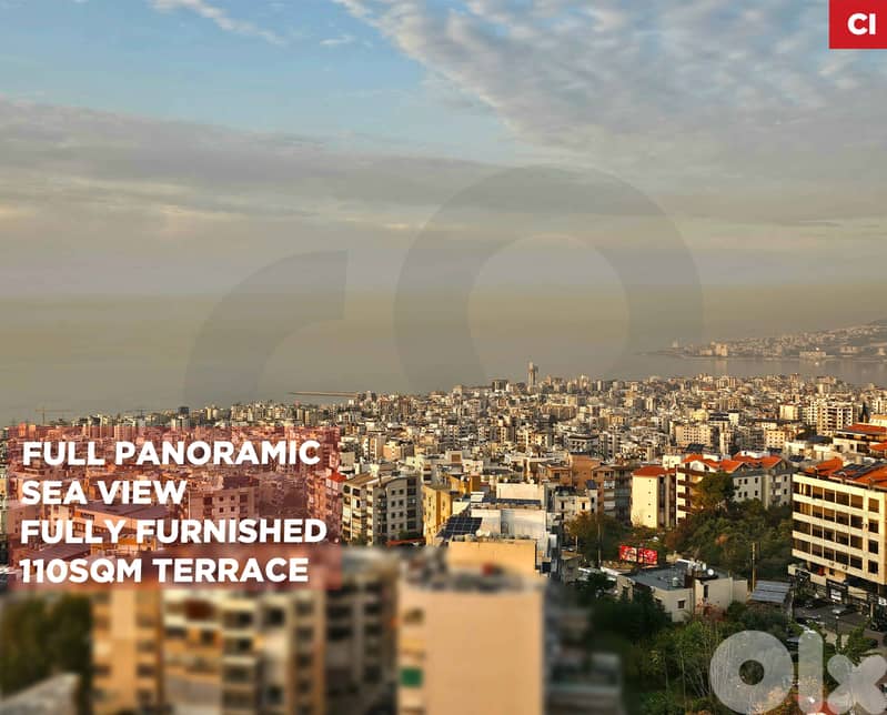 4 Terraces - Full panoramic sea view IN ZOUK MOSBEH ! REF#CI131275 ! 0