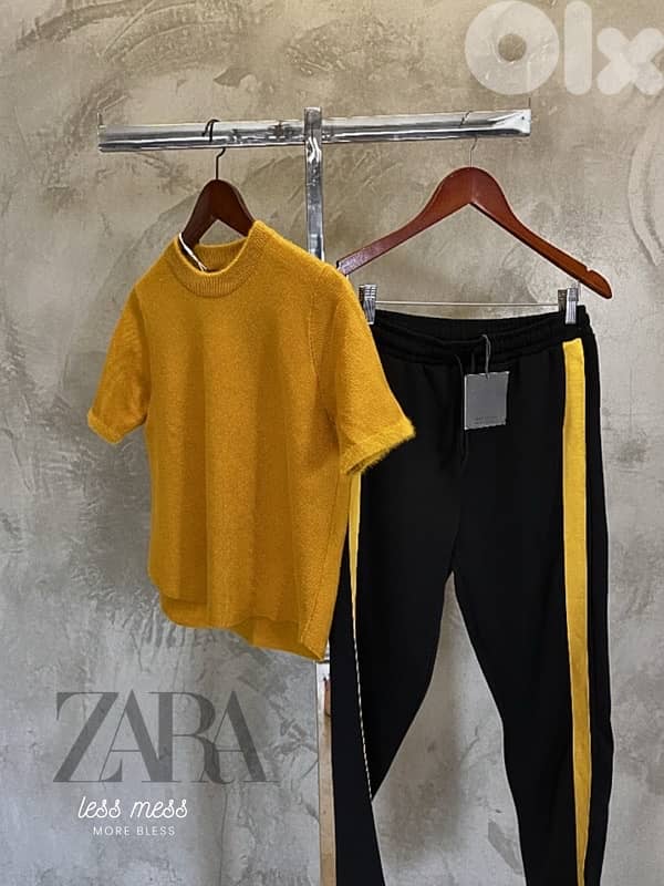 ZARA top + jogging pant  both new in tag for 12$ 1
