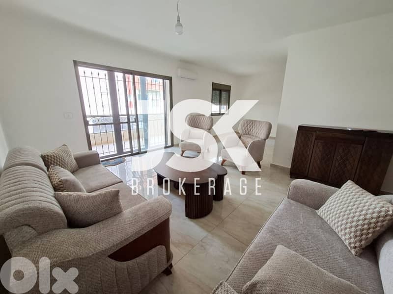 L20060 - 3-Bedroom Apartment With Terrace For Sale in Zouk Mikael 0