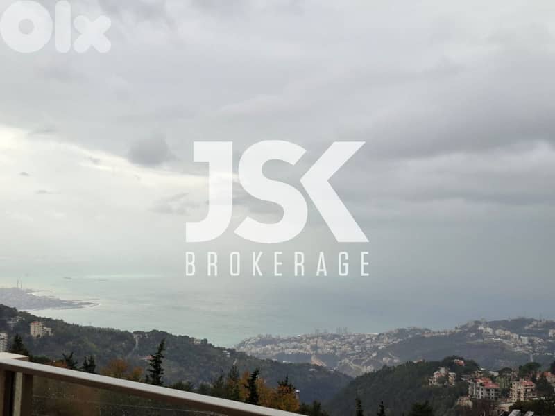 L20063 - Semi-Furnished Apartment with Terrace For Rent in Kfour 0